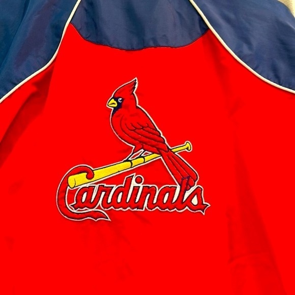 Men's Vintage Genuine Merchandise Saint Louis Cardinals Nylon Windbreaker Jacket - Picture 5 of 8